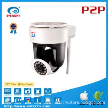 H.264 MEGAPIXEL pan tilt wifi ip camera with Micro SD card indoor
